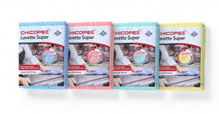 Utěrka Lavette Super 10ks, Chicopee  hrubší, antibakteriální Barva: růžová
