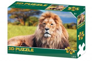 Puzzle s 3D efektem Lev