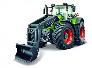 Traktor BBurago s nakladačem Fendt 1050 Vario / New Holland Traktor: Zelený Fendt