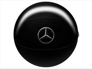 Černý nafukovací míč s hvězdou Mercedes-Benz
