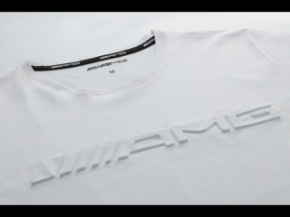 Pánské triko AMG bílé Velikost: XS