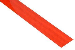 Samolepící páska reflexní 1m x 5cm červená Barva: Bílá
