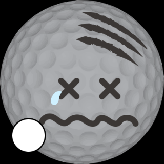 Golfové míčky mix značek Barva: Bílá a mix barev, Opotřebení: B