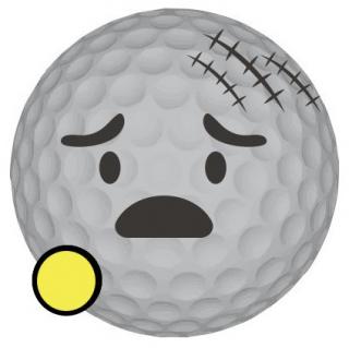Golfové míčky  - mix značek Barva: Žluté, Opotřebení: AA/A