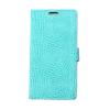 Flipové pouzdro se vzorem krokodýlí kůže pro Huawei P8 Lite Barva: Modrá