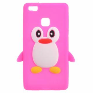 Gumové pouzdro TVC Penguin pro Huawei P9 Lite Barva: Růžová (tmavá)