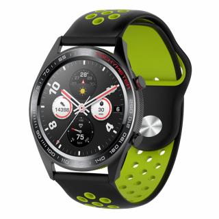 Gumový řemínek TVC Bi-Color pro Huawei Watch GT/Honor Watch Magic Barva: Zelená