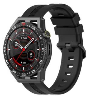 Gumový řemínek TVC pro Huawei Watch GT3 SE 22 mm Barva: Černá