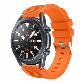 Gumový řemínek TVC pro Samsung Galaxy Watch3 45 mm Barva: Oranžová