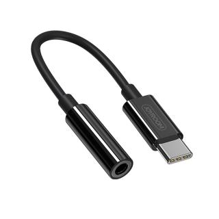 JOYROOM SH-C1: redukce pro sluchátka z jack 3,5 mm na USB-C Barva: Černá