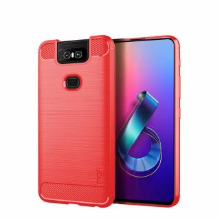 Mofi Carbon pro Asus Zenfone 6 ZS630KL Barva: Červená