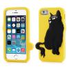 Pouzdro s kočkou pro Apple iPhone 5/5S Barva: Žlutá