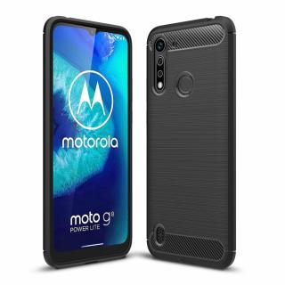 Pouzdro TVC Carbon pro Motorola Moto G8 Power Lite Barva: Černá
