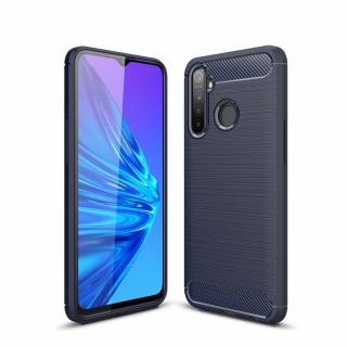 Pouzdro TVC Carbon pro Realme 5 Barva: Modrá (tmavá)