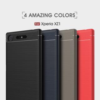 Pouzdro TVC Carbon pro Sony Xperia XZ1 Barva: Červená