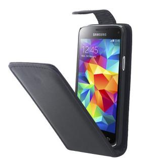 Pouzdro TVC FlipCase pro Samsung Galaxy S5 Mini Barva: Černá
