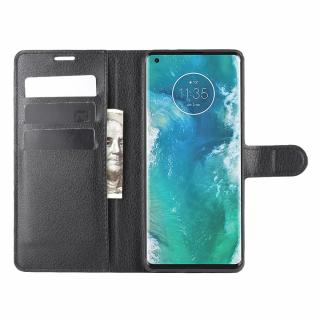 Pouzdro TVC WalletCase pro Motorola Edge Plus Barva: Černá
