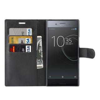 Pouzdro TVC WalletCase pro Sony Xperia XZ Premium Barva: Černá
