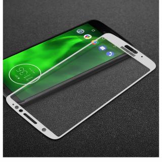 Tvrzené sklo Imak Full Cover pro Motorola Moto G6 Plus Barva: Bílá