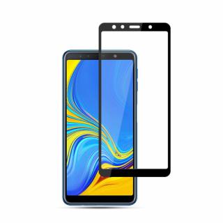 Tvrzené sklo Mocolo Full Cover pro Samsung Galaxy A7 (2018) Barva: Černá