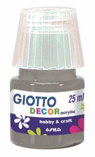 Akrylová barva Giotto Decor Matt 25ml - šedá tmavě