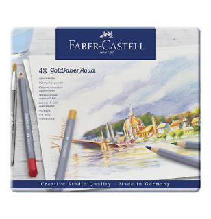 Akvarelové pastelky Goldfaber Aqua Faber-Castell 48