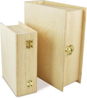 Dřevěná krabička 19x15x6 cm