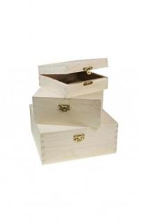 Dřevěná krabička 34610 9x9x6 cm