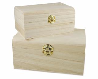Dřevěná krabička 34618 14x8,5x6 cm