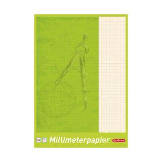 Milimetrový papír v bloku A4 / 25 listů / 80 g / m2