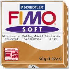 Modelovací hmota Fimo Soft 56g - koňaková