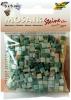 Mozaika plastová 5 x 5 mm - Mramorová Zelený mix