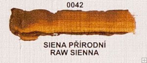 Olejová barva č. 0042 siena přírodní 20ml