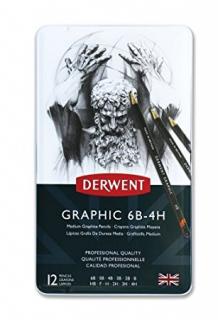 Tužka grafitová Derwent Graphic Soft 9B-H umělecká sada