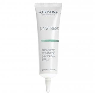 Christina kosmetika Unstress Denní oční krém s probiotiky SPF12 30 ml