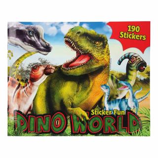 Kreativní sešit Dino World Dinosauři, 190 samolepek