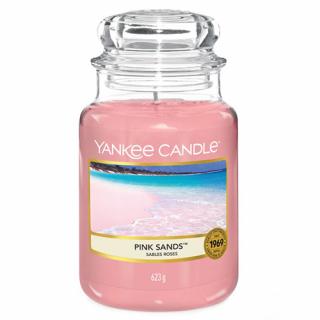 Svíčka ve skleněné dóze Yankee Candle Růžové písky, 623 g