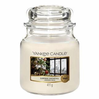 Svíčka ve skleněné dóze Yankee Candle Sněhové překvapení, 410 g