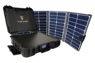 Set bateriový generátor VIKING X-1000 a solární panel X80 Barva: Černá