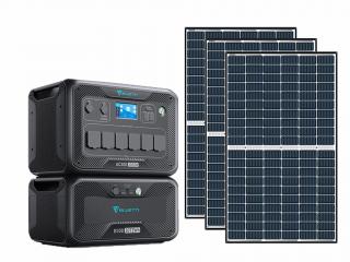 Set BLUETTI AC300 + B300 bateriový generátor + 3x solární panel 375W
