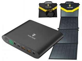 Set powerbanka Viking Smartech a solární panel Viking L60