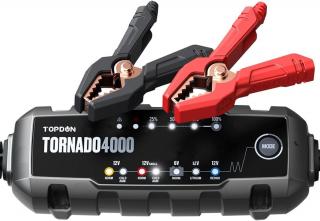 TOPDON Nabíječka autobaterie Tornado 4000  TOPDON | Nabíječka autobaterií Barva: Černá