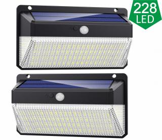Venkovní solární LED světlo s pohybovým senzorem M228 SET Barva: Černá