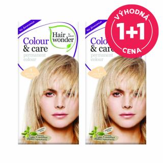 1+1 Hairwonder Dlouhotrvající barva Bio Velmi světlá blond 9 100 ml za akční cenu!