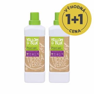1+1 Tierra Verde Prací gel z mýdlových ořechů s bio levandulovou silicí 1 l za akční cenu!