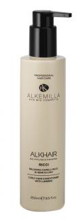 Alkemilla Ricci Přírodní regenerační kondicionér s extrakty lnu na suché i vlnité vlasy 200 ml