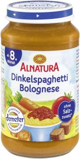 Alnatura  Příkrm Bolognese se špaldovými těstovinami Bio 220 g