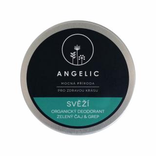Angelic Svěží organický krémový deodorant zelený čaj & grep 50 ml