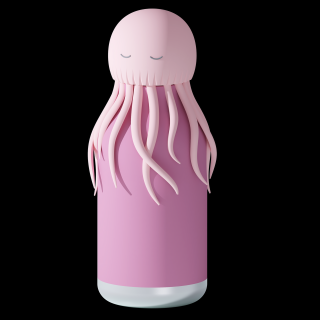 Asobu Nerezová termolahev pro děti 460 ml Jelly Fish Bestie