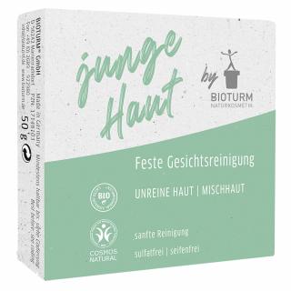 Bioturm Tuhé mýdlo na čistění mladé problematické pleti s akné 50 g Expirace 6/24